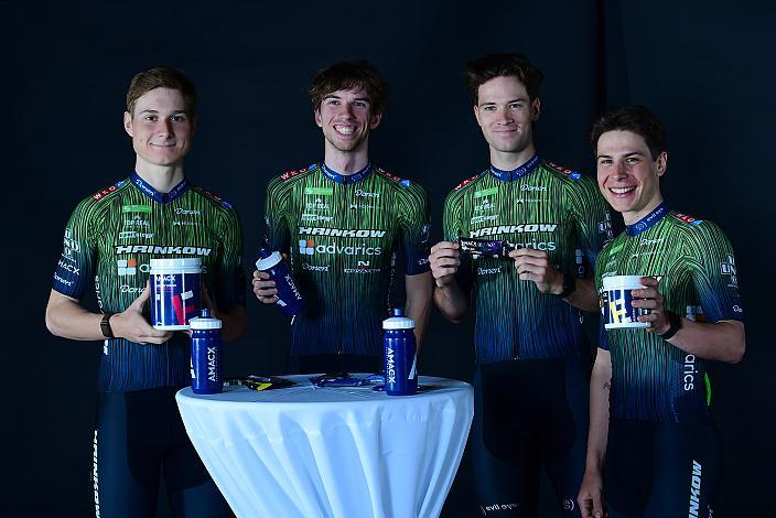 AMACX Nahrung,  Valentin Poschacher (AUT, Hrinkow Advarics), Richard Riska (SVK, Hrinkow Advarics), Dominik Hödlmoser (AUT, Hrinkow Advarics), Ayden Jordan (AUT, Hrinkow Advarics), Teampräsentation, Steyr, Team Hrinkow Advarics Cycleang, UCI Continental Team,