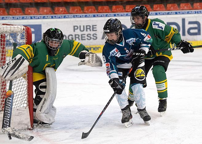 Bernhard Brandstetter (Eishockey Akademie Oberösterreich) Eishockey Akademie Oberösterreich vs EHC LustenauU16 Meisterschaft Oesterreich, U16 Nachwuchsliga, Eishockey,  