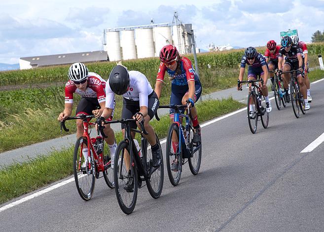 Damenrennen Christina Schweinberger (AUT, Doltcini - Van Eyck Sport UCI Woman Cycling Team), Sylvia Gehnböck (AUT, Team Format), Sarah Rijkes (AUT, Ceratizit - WNT Pro Cycling)  ÖSTM Strasse Mattersburg, Österreichische Staatsmeisterschaft U23, Elite Damen und Herren