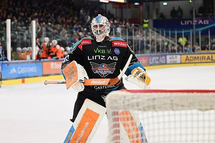  Tormann Rasmus Tirronen (Steinbach Black Wings Linz) Win2Day ICE Hockey League,  Steinbach Black Wings Linz vs Moser Medical Graz 99ers,  Linz AG Eisarena 