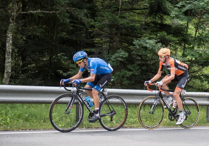 Aleksey Rybalkin (RUS, Gazprom - Rusvelo), Martijn Tusveld (NED, Roompot - Nederlandse Loterij), 69. Oesterreich Rundfahrt 6. Etappe St. Johann Alpendorf - Wels