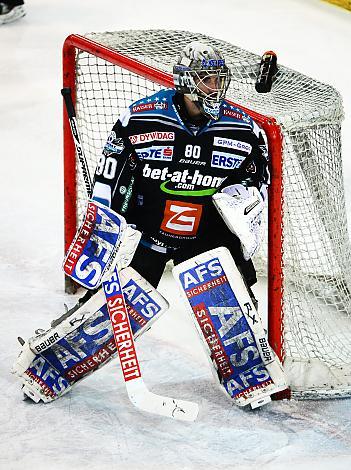 #80 David LeNeveu, Tormann, Linz, KHL Medvescak Zagreb, EHC Liwest Black Wings Linz vs KHL Medvescak Zagreb, Zwischenrunde