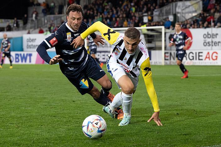 Philipp Ziereis (LASK Linz), Patricio Lautaro Rinaldi (WSG Tirol), Lask vs WSG Tirol Ried, 9. Runde, Admiral Bundesliga, 2022 - 2023