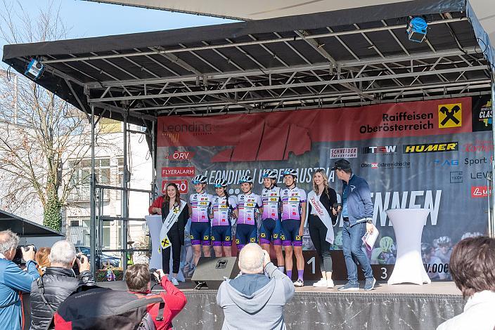 Team Union Raiffeisen Radteam Tirol Damen Elite, U23, Radliga, 61. Radsaison-Eröffnungsrennen Leonding, Oberösterreich 