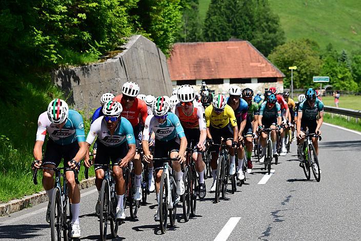 Team Petrolike (MEX) an der Spitze der Hauptfeldes. 4. Etappe St.Florian /Asten - Hinterstoder/Höss 15. Int. Raiffeisen OÖ-Radrundfahrt UCI Kat. 2.2