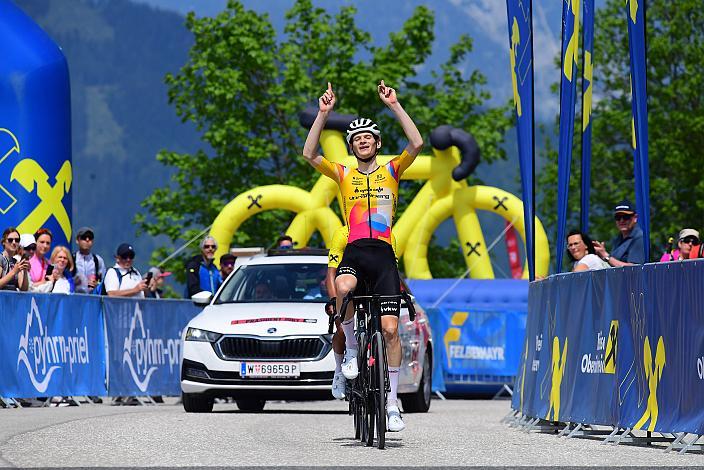 Etappensieger Jannis Peter (GER, Team Vorarlberg) 4. Etappe St.Florian /Asten - Hinterstoder/Höss 15. Int. Raiffeisen OÖ-Radrundfahrt UCI Kat. 2.2