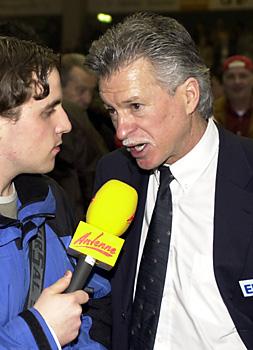 Der Erfolgscoach des VSV Greg Holst.                               