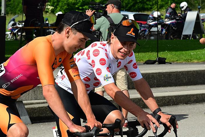 Josef Dirnbauer (AUT, Cycling Team Schwingshandl) im Bergtrikot 4. Etappe St.Florian /Asten - Hinterstoder/Höss 15. Int. Raiffeisen OÖ-Radrundfahrt UCI Kat. 2.2