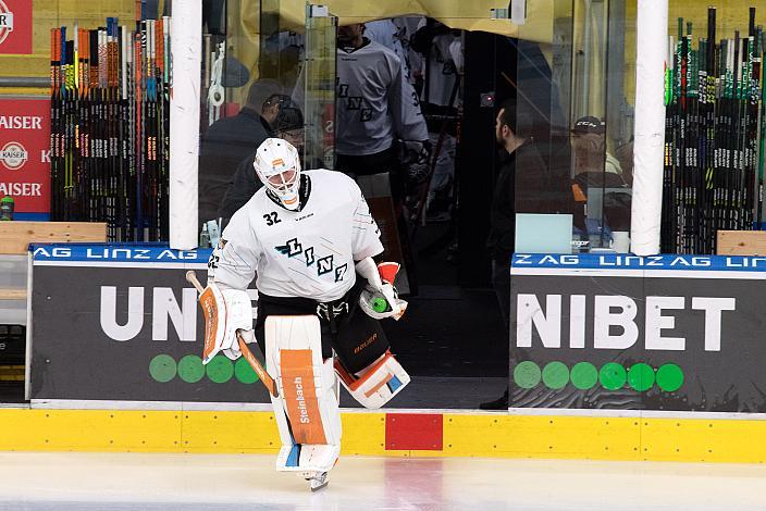 Tormann Rasmus Tirronen (Steinbach Black Wings Linz) Testspiel Steinbach Black Wings Linz vs HC Nove Zamky,  WIn2day ICE Hockey League