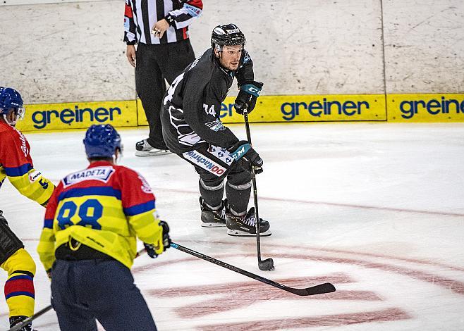 Josh Roach (EHC Liwest Black Wings Linz)  Testspiel, EHC Liwest Black Wings Linz vs CEZ Motor Ceske Budejovice