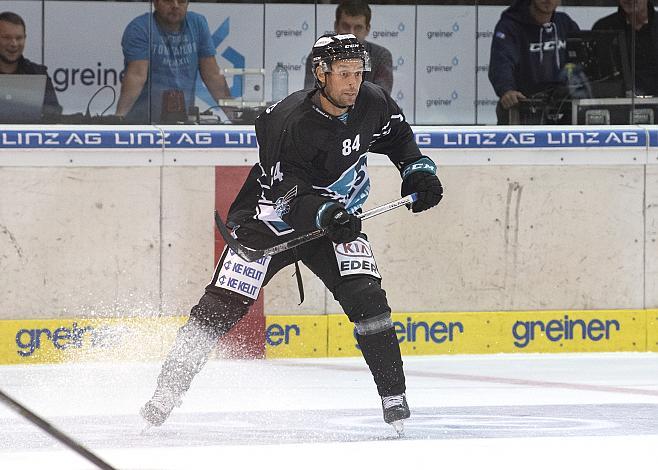 Dragan Umicevic (EHC Liwest Black Wings Linz)  Testspiel, EHC Liwest Black Wings Linz vs CEZ Motor Ceske Budejovice