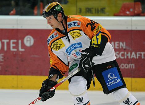 Darcy Werenka, Verteidiger Graz 99ers; Liwest Black Wings Linz vs. Moser Medical Graz 99ers