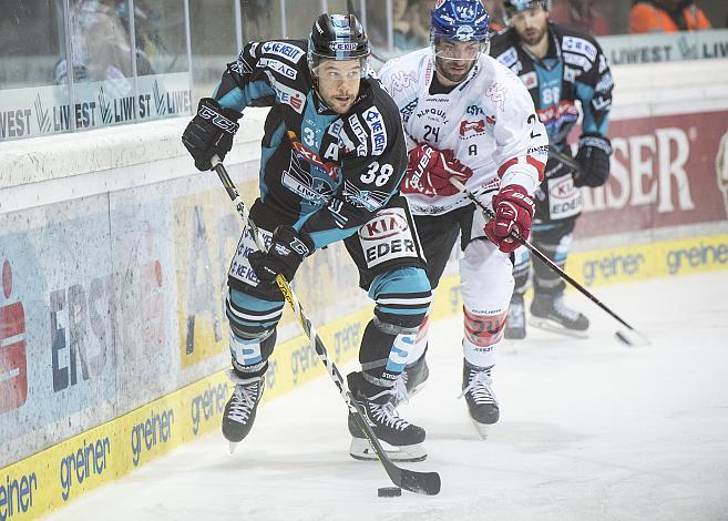 Bracken Kearns (EHC Liwest Black Wings Linz)  EHC Liwest Black Wings Linz vs HC TWK Innsbruck Die Haie