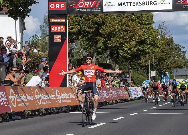 Staatsmeister 2020 Valentin Götzinger (AUT, Team WSA Graz ARBOE) ÖSTM Strasse Mattersburg, Österreichische Staatsmeisterschaft U23, Elite Damen und Herren