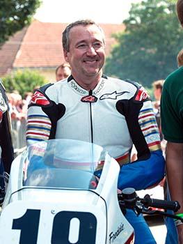 v.l. Freddy Spencer, USA, Motorrad Weltmeister,  