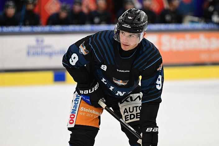 Emilio Romig (Steinbach Black Wings Linz), Steinbach Black Wings Linz - HKM Zvolen (SVK), Linz AG Eisarena 