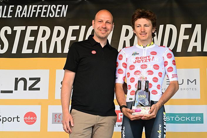 Im Bergtrikot Milan Kadlec (CZE, Team Elkov Crypto4me), 4. Etappe Aigen - Schlägl - Aigen - Schlägl, 16. Int. Oberösterreich Rundfahrt