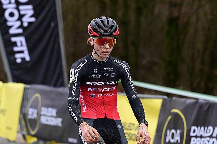 Karel Dvoracek (CZE, Prodoloi Racing Team)  Junioren, Juniorinnen, 4.Radquerfeldein GP um das Sportzentrum Gunskirchen, Rad Cyclo Cross, 