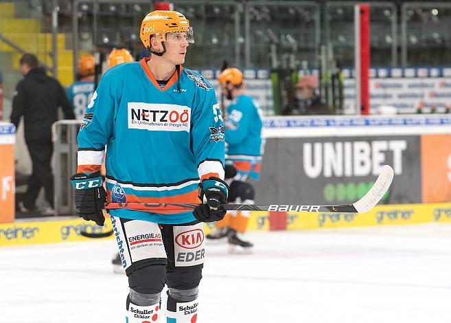 Oskars Bartulis (Steinbach Black Wings 1992) Black Wings Linz vs Hydro Fehervar AV 19,  Eishockey, Bet at Home ICE Hockey League