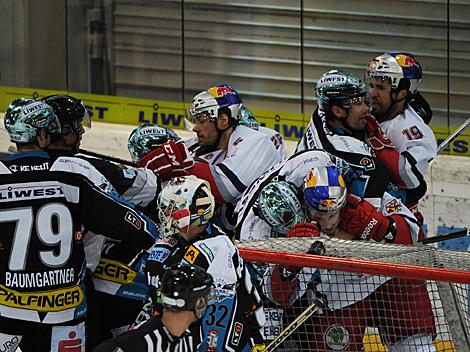 Linz und Salzburg immer eine harte Sache, EHC Liwest Black Wings Linz vs. EC Red Bull Salzburg