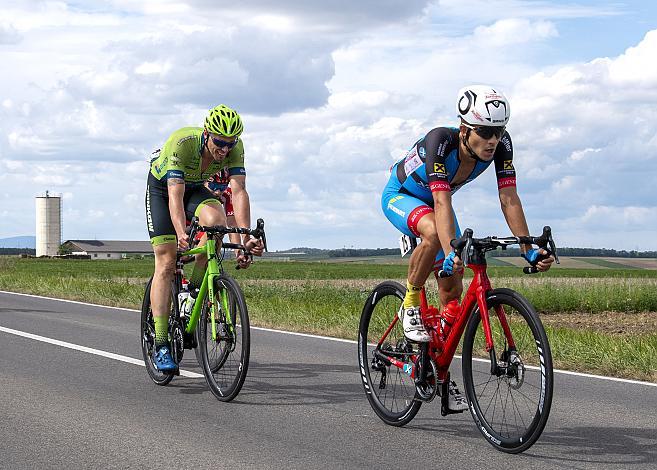 v.l. Andreas Hofer (AUT, Hrinkow Advarics Cycleang Team), Riccardo Zoidl (AUT, Team Felbermayr Simplon Wels) ÖSTM Strasse Mattersburg, Österreichische Staatsmeisterschaft U23, Elite Damen und Herren