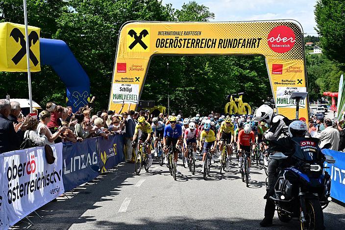 Start in Aigen -Schlägl  4. Etappe Aigen - Schlägl - Aigen - Schlägl, Oberösterreich Rundfahrt