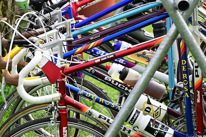 Stahlräder und Vintage Bikes bei der 10. Kirschblüten Radklassik, Rad Klassik, Oldtimer, Vintage, Stahlrad, Radsport, Eferding, Oberösterreich