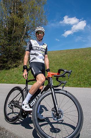 Michael Gogl (AUT, Team Qhubeka Assos) beim Training im Mühlviertel Oberösterreich, Herren Radsport, UCI World Tour 