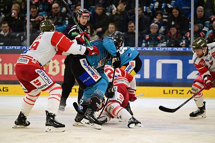 Logan Roe (Steinbach Black Wings Linz), 23. Runde ICE, Steinbach Black Wings Linz vs HCB Suedtirol Alperia, Linz AG Eisarena 