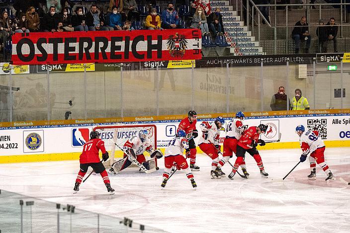 Österreich vs Tschechische Republik, Eishockey Nationalteam, Testspiel Linz, Oberösterreich 
