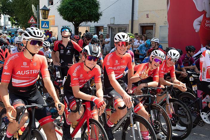 Das Team Österreich  Bad Wimsbach - Strass im Attergau, Int. "Keine Sorgen" Junioren Rundfahrt UCI Kat. 2.1 MJ