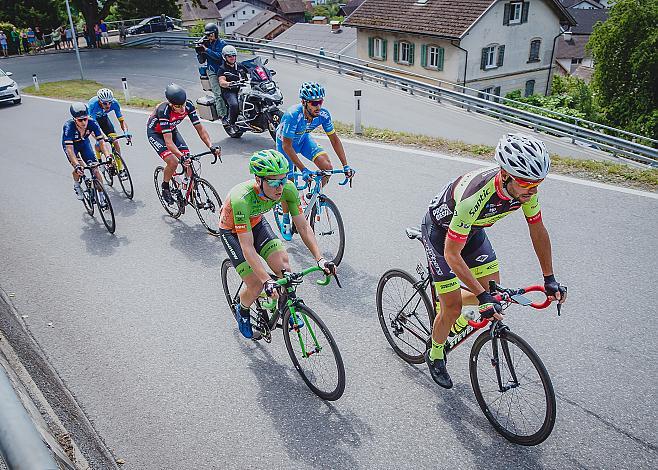 Matteo Badilatti (SUI, Team Vorarlberg Santic), Timon Loderer (GER, Hrinkow Advarics Cycleang) 1. Etappe Feldkirch - Feldkirch, 70. Ã–sterreich Rundfahrt 