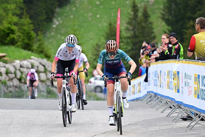 Amelie Cooper (GBR, Union Raiffeisen Radteam Tirol), Sophie Zingerle (AUT, Verge VICC Womens Racing Team), Ybbsitz - Hochkar,,  4. Etappe Sportland NOE WOMEN Tour
