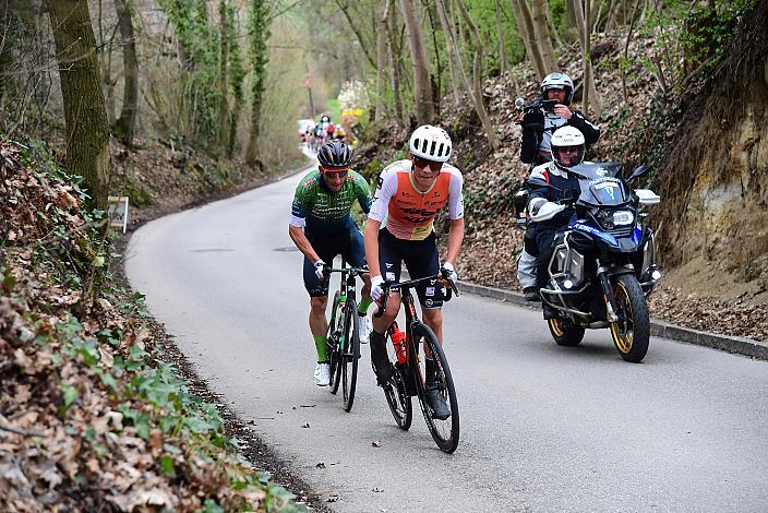 Marco Schrettl (AUT, Tirol KTM Cycling Team), Giacomo Ballabio (ITA, Hrinkow Advarics)  64. Saison Eroeffnung Leonding Herren Elite, Road Cyling League Austria