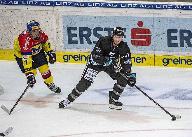 Vaclav Svach (CEZ Motor Ceske Budejovice), Andreas Kristler (EHC Liwest Black Wings Linz) Testspiel, EHC Liwest Black Wings Linz vs CEZ Motor Ceske Budejovice
