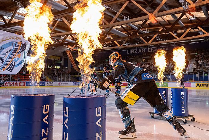 Brian Lebler (Steinbach Black Wings Linz) Steinbach Black Wings Linz vs Migross Supermercati Asiago Hockey 1935, Linz AG Eisarena, pre season 
