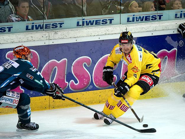 Philipp Lukas, Linz und Mark Matheson, Vienna, EHC Liwest Black Wings Linz vs UPC Vienna Capitals