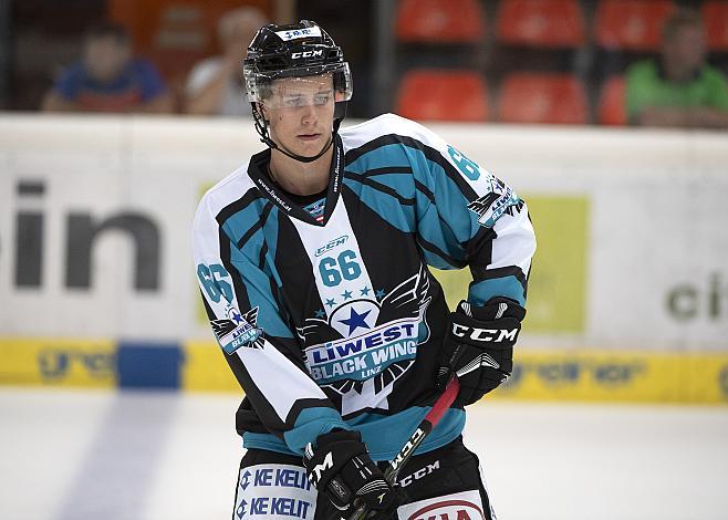 Stefan Gaffal (EHC Liwest Black Wings Linz) Eishockey Testspiel, EHC Liwest Black Wings - CEZ Motor Ceske Budejovice