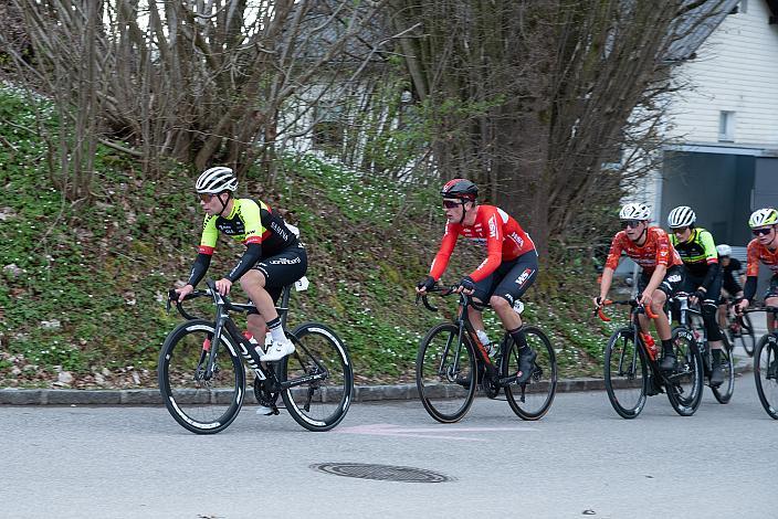 Pirmin Benz (GER, Team Vorarlberg), Maximilian Schmidbauer (AUT, WSA KTM Graz)  63. Saison Eroeffnung Leonding Herren, Road Cyling League Austria