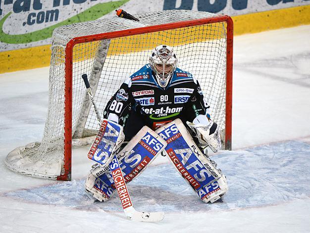 Tormann David LeNeveu, Linz EHC Liwest Black Wings Linz vs HDD Telemach Olimpija Ljubljana