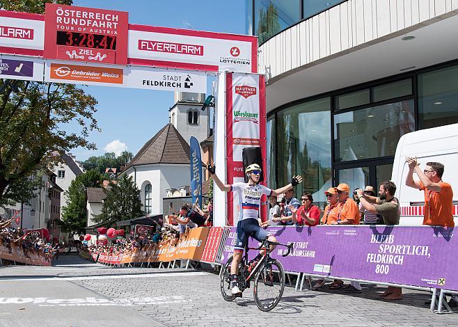 Etappensieger Matej Mohoric (SLO, Bahrain Merida Pro Cycling Team) 1. Etappe Feldkirch - Feldkirch, 70. Ã–sterreich Rundfahrt 