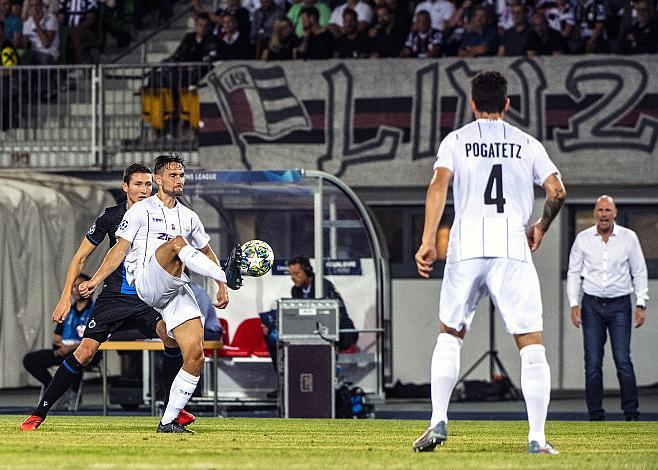 James Holland (LASK)  Fussball CL-Qualifikation LASK - Club Brugge