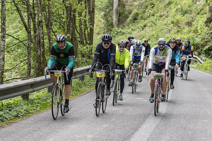 das Feld der Fahrer im Aschachtal