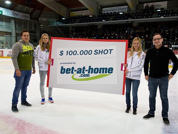Bet at home 100.000 Dollar Shot, EHC Liwest Black Wings Linz vs UPC Vienna Capitals