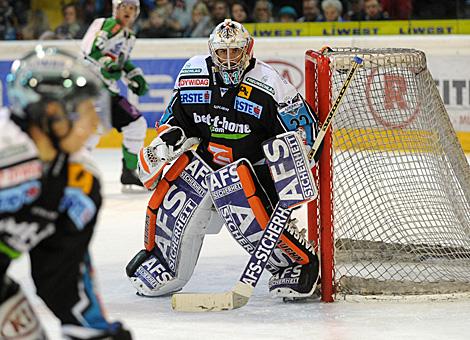 Torhueter Alex Westlund, Linz, EHC Liwest Black Wings Linz vs. HDD Tilia Olimpija Ljubljana 