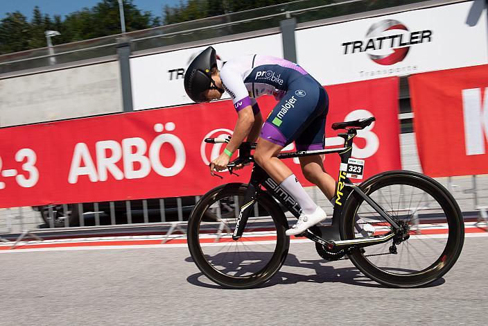 Elisabeth Kappaurer (AUT, Union Raiffeisen Radteam Tirol) MYGYM Master Race am Salzburg Ring, Zeitfahren, ÖRV RadLiga, Radsport, Radliga, ÖRV, Damen Elite,