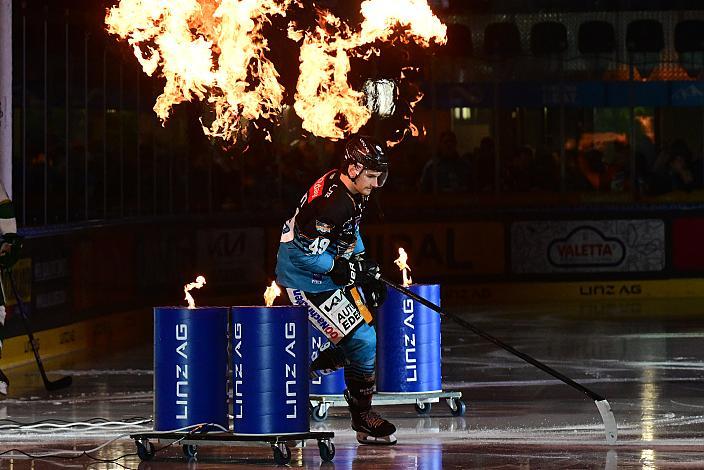 Graham Knott (Steinbach Black Wings Linz) 45. Runde ICE, Steinbach Black Wings Linz vs FTC-Telekom, Linz AG Eisarena 