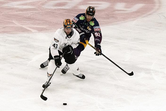 Dennis Sticha (Steinbach Black Wings Linz), Marcel Noebels (Eisbären Berlin) Steinbach Black Wings Linz vs Eisbären Berlin,  WIn2day ICE Hockey League