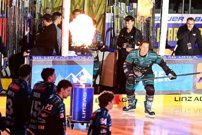 Brian Lebler (Steinbach Black Wings Linz), 9. Runde ICE, Steinbach Black Wings Linz vs HC Falkensteiner Pustertal, Linz AG Eisarena 