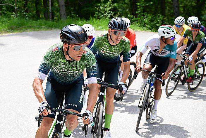 Giacomo Ballabio (ITA, Hrinkow Advarics), Edward Ravasi (ITA, Hrinkow Advarics) 4. Etappe St.Florian /Asten - Hinterstoder/Höss 15. Int. Raiffeisen OÖ-Radrundfahrt UCI Kat. 2.2